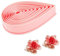 RUIENGCOMM 10Pcs Rose Petal Water Drop Cookie Cutters Water Droplets Cookie Cutter Set Raindrop Cookie Cutter Flower Biscuit Fondant Pastry Mould Model for DIY Baking Decorating