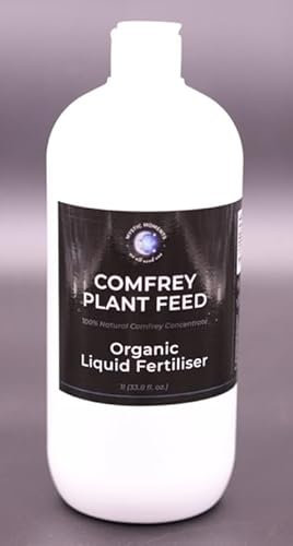 Mystic Moments Comfrey Plant Feed Organic Liquid Fertiliser - 1 Litre Bottle