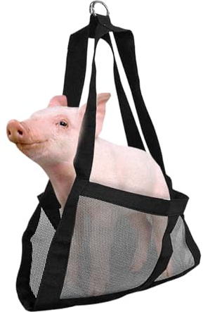 Pesant l'élingue pour les chèvres, écharpe à l'échelle de chèvre, Économies d'échelle de poids pour peser les animaux, Supplies de levage de bétail réglables pour les veaux chèvre chiots lapins mouton