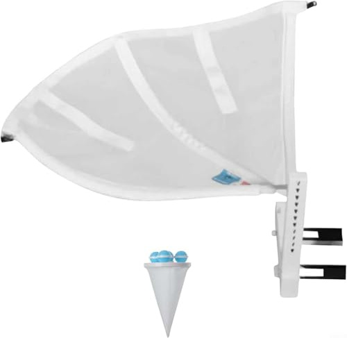 WIIYENA Filet récupérateur de linge pour lave-linge à chargement frontal avec tissu en maille pour la circulation de l'air, offrant une prévention des chutes et un rangement peu encombrant dans les