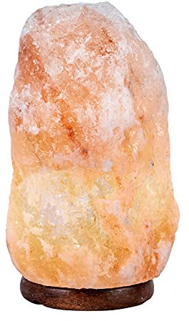 Lampe en Cristal de Sel de l'Himalaya - Naturelle et Unique, Différentes Dimensions, Composition Élégante (5-7kg, Rose)