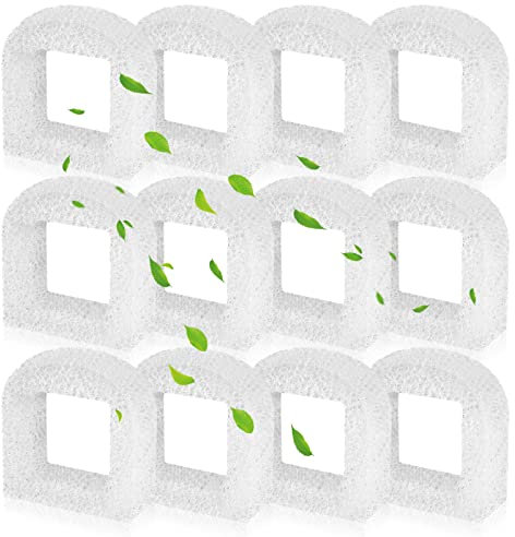 Cat Water Fountain Filters, 12 Pack Pet Fountain Replacement Foam Sponge Pre-Filters Fit for Multiple Ceramic and Stainless Steel Pet Fountains
