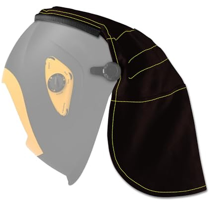 Welding Helmet Cover, Helmet Extended Cover with Press Fit Seal, Compatible with Lincoln Welding Helmets and Most Competitive Models(Black)