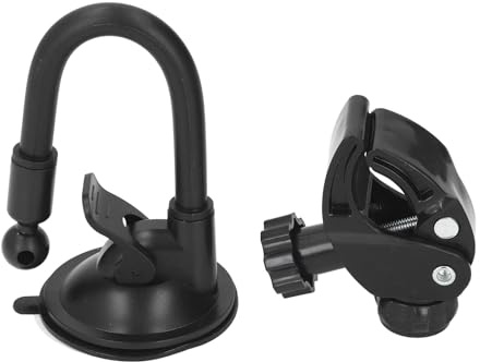 Sunicon Soporte para secador de pelo, ventosa ajustable, multifuncional, soporte con ventosa para espejo, azulejo de cerámica