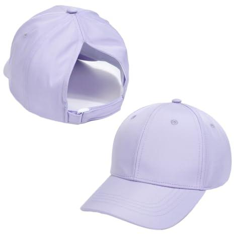 YAQUEKOU Gorra para niños y niñas, gorra ajustable Snapback arcoíris, gorra de béisbol, gorra de béisbol de leopardo, gorra de béisbol para niños, gorra de béisbol para niñas, morado, 3-10 Jahre