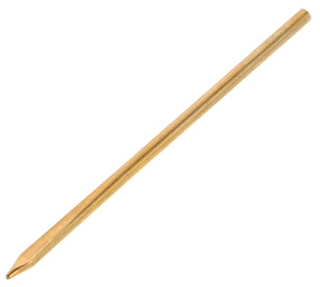 DOITOOL Ago da Cucito in Ottone per Corda di Cuoio, Ago per Infilare Manualmente la Pelle, Strumento Preciso per Lavorazione Artigianale e Fai da Te