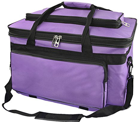 Waterproof Art Organizer Craft Storage Tote Bag Artist Travel Carrier for Markers, Palette, Paints, Brushes, Sketching Drawing Pen, Pencil, Coloring Book