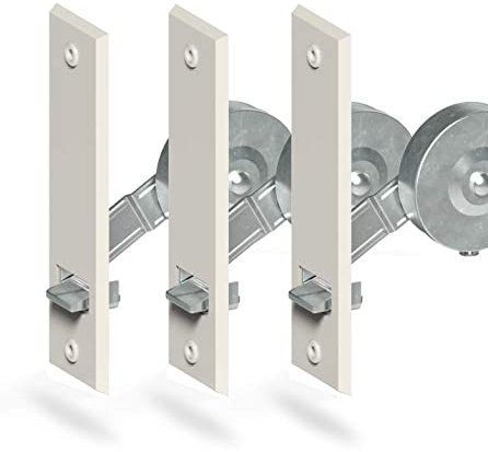 markiso® Rolladen Gurtwickler unterputz, Rollladen Aufwickler Lochabstand 160mm | 3 Stück | für Maxigurte bis 23mm, Einlassgurtwickler inkl. Abdeckung in verschiedenen Farben