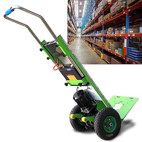 CLOXKS Diable éLectrique pour Escalade D'Escalier, Chariot d'escalade d'une Capacité avec Moteur sans Balais, Bras De Support en Forme De S Et Batterie Au Lithium 48V