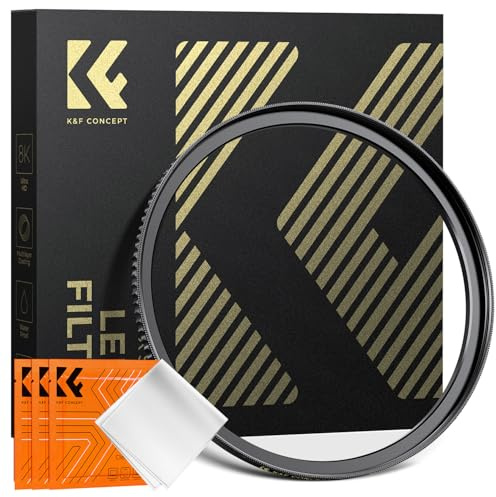 K&F CONCEPT 72mm to 77mm Step-Up Lens Adapter Ring For Filter Made of Brass | Filter Step Rings Compatible with All 52mm Camera Lens & 77mm UV CPL ND Filter Accessory FP707