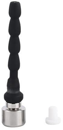 Kutocesy Gabbia di Castità Dilatatori Tappo per Pene Multi-perla in Silicone con Design a Foro Cavo e Foro per Urinare può Essere Utilizzato con Gabbia per Pene per la Masturbazione Maschile (6mm)