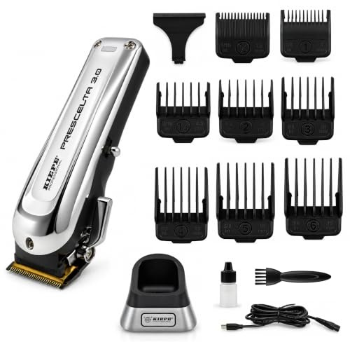 Kiepe Prescelta 3.0 Cordless Hair Clipper 6346, Long-Life Battery | Professional Hair Clipper for Men, Haircut & Beard Grooming, Ideal for Hairdressers & Barbers