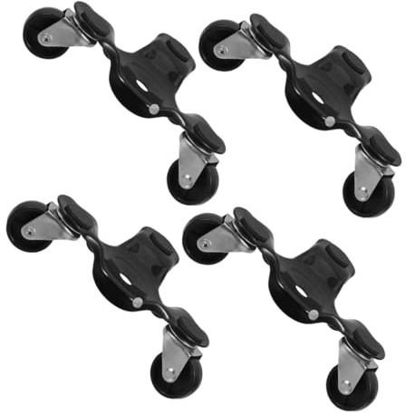Artibetter Patins de Meubles à roulettes Lot de 4 Pièces pour Déplacer Meubles Lourds en Acier Carbone et Abs Outils de Déménagement pour Entrepôts et Bureaux