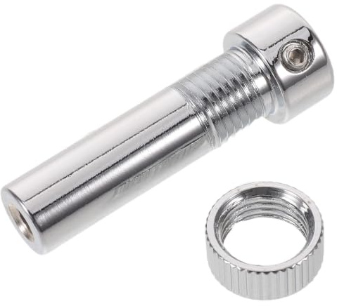 LALADEFIEE Sistema de Trémolo para Guitarra Eléctrica sin Cabeza Conector Directo Color Plata, Accesorio Metálico Moderno para Músicos y Guitarristas Reducción de Ruido