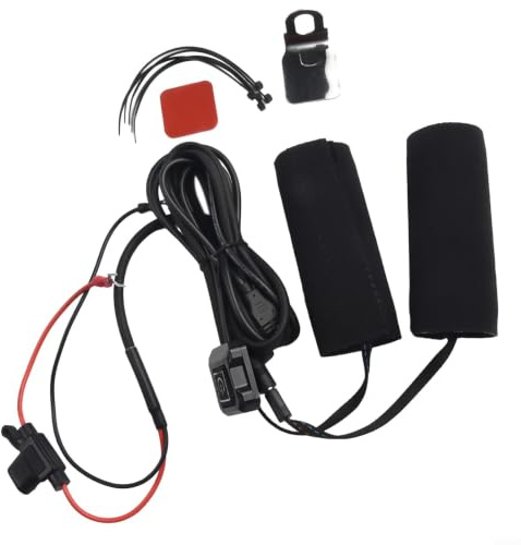 20 W högeffektiva uppvärmda cykelgrepp för 10-tal värme 20 W hög effekt | Snabb för 10-tal uppvärmning, 3 justerbara växlar, jämn värmefördelning, minskar handtrötthet, vinter nödvändighet