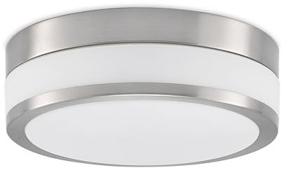 Lindby Glas Deckenlampe Badezimmerlampe Ø 28 cm, Schutzart IP44 Badlampe 2x E27 max. 15W ohne Leuchtmittel Deckenleuchte Bad Küche Flur Badleuchte
