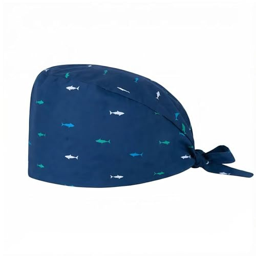 Enkudc - Copricapo a Turbante, Carino, Stampato, da Lavoro, a Sbuffo, con Fascia per Il Sudore, Regolabile, Legato Dietro, per Donne/Uomini Stile 6 Taglia Unica