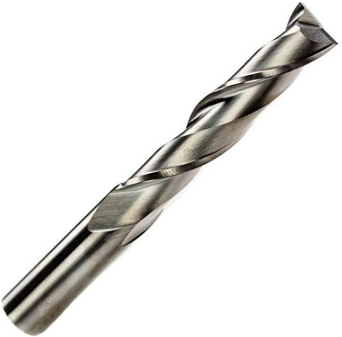 Rennie Tools - 8mm Shank 2 Flute Up Cut Router Bit, 8mm Cutting Diameter x 42mm Flute, Solid Carbide, For Soft Wood, Hard Wood, MDF, PVC, Plywood