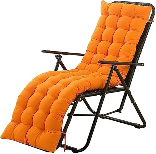 uyeoco Cuscino per Sedia a Sdraio-Chaise Longue e sedie da Giardino Reclinabili-Materasso per Lettino Prendisole-Cuscino Divano per Esterni- per Veranda e Interni (Color : #7, Size : 48 * 125cm)