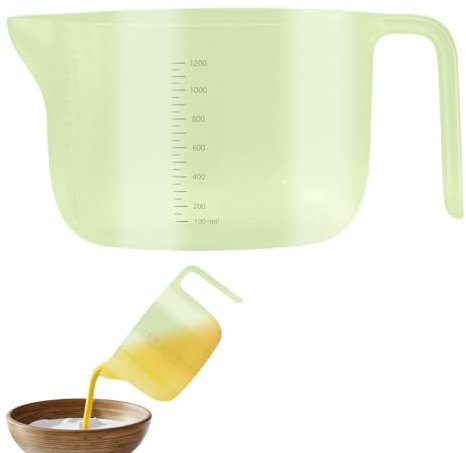 Coquetiers à œufs - Verre doseur gradué - Verre de marquage - Bol filtrant transparent résistant à la chaleur - Pour la cuisson des bols mélangeurs pour le restaurant Maidong