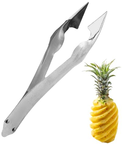 Strumento per rimuovere gli occhi di ananas, clip per occhi di ananas, strumento per tagliare la frutta, pratico taglia-ananas e corer, gadget a clip per ananas Bellv