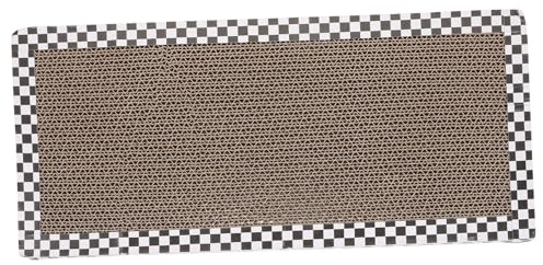 JOINPAYA Rascador Divertido para Gatos Domésticos de Cartón Corrugado Tablero Rascador Reutilizable Tamaño 43x20x2 Cm Juguete para Gatos de Interior Adecuado para Gatitos