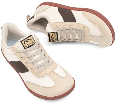 Sosenfer dam herr breda barfotaskor | bred tålåda lätta fritidsskor | minimalistiska halkfria promenadskor | Zero-Drop sula sneakers unisex