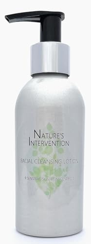 Nature's Intervention - Lotion Nettoyante Visage - 99% Naturel - Sans Parfum, Soin Quotidien Doux. pH 5.5 Peaux Sensibles. Nettoie, Apaise & Hydrate. 150ml