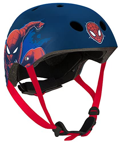 Disney Jungen Spiderman Sporthelm, Mehrfarbig, M