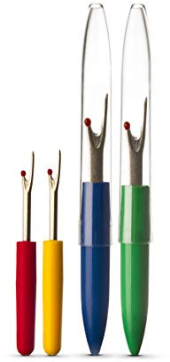 Sömrivare/söm unpicker fyrpack, två storlekar. Verktyg för hemlinjer, sömmar, fickor, sömnad..