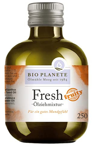 BIO PLANETE Fresh & Fruity Oil Drawing Mix Mouth Pulling Oil 1 pack (1 x 250 ml)