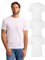 True Classic Mens T-Shirts - Short Sleeve Crew Neck Plain Novelty T Shirt for Men, Pack of 3, White, M