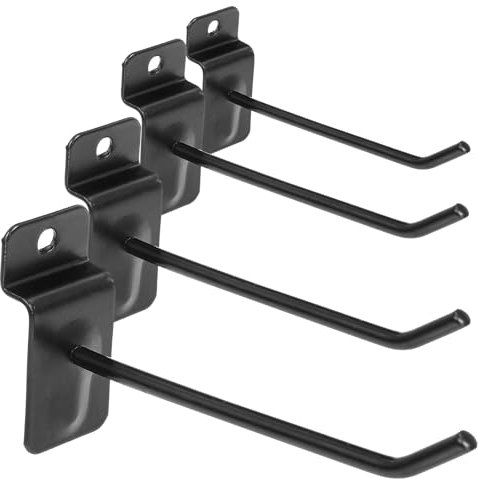 iplusmile 50pièces Crochets Fer Pour Panneau Perforé Résistants Pour Rangement Outils Accessoires De Garage Et Étagères Murales