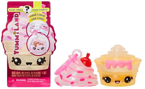 Yummiland Num Nom Body Scents Roller - Enthält 1 Num Nom, Kreiere Deinen Eigenen Duft, als Schlüsselanhänger Verwendbar, Sammle alle 10, Geeignet für Kinder ab 4 Jahren, Rosa