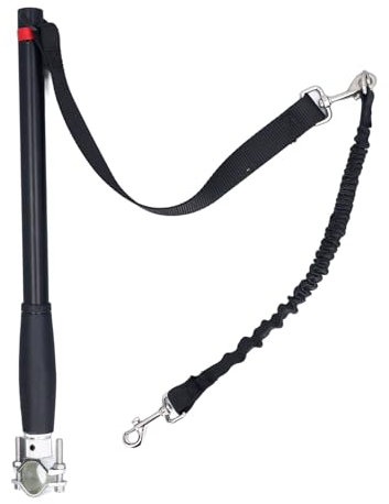 Fahrrad-Hundeleine - Verstellbar & Stoßdämpfend, Robuste Sicherheitsleine für Outdoor-Lauftraining