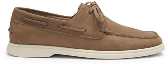 Boss Uomo Sienne SD 10247967 01 Boat Shoes, Beige Medio., 44 EU