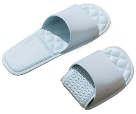 GLigeT Sliders Ciabatte da viaggio pieghevoli, leggere e portatili, antiscivolo, estive, bagno piscina Estate(Blue,Alpha Medium)