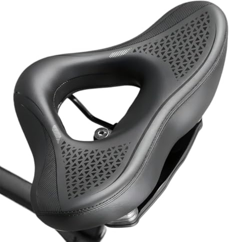 Coussin de Selle de Vélo | Toutes Saisons Antidérapant Large | Coussin De Selle De Vélo Évidé - pour Femmes Hommes Adultes Passionnés De Sport VTT Navette Randonnée Exercice Quotidien