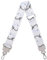 Ever Bloom breiter Schultergurt für Tasche, ital. 5 CM Schulterriemen Taschengurt Brustgurt mit Karabiner Wechselgurt Handtasche, DIY Zubehör, Schulterriemen Farbe:Herz Blau Grau
