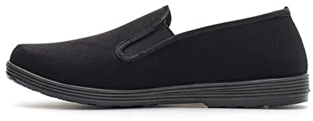Kung Fu/Artes Marciales/Zapatos de Tai Chi Suela de Goma Unisex Lona, Negro -, 6 Women/4.5 Men