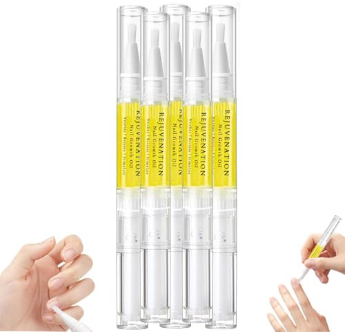 Aceite rejuvenecedor para el crecimiento de uñas, aceite de crecimiento de uñas Brother Cosmetics, aceite de cutícula para uñas, para hidratar el cuidado de las uñas, suero rejuvenecedor de