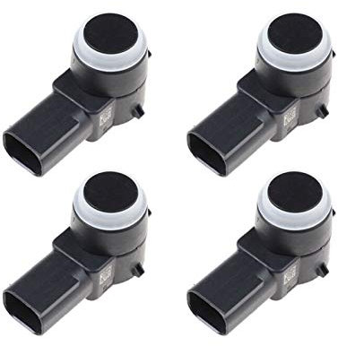Pizgear Capteur de stationnement de Secours PDC, for Fiat, Doblo Ducato III Qubo Bravo II 1368915080 0263013413, 4 pièces Capteur d'aide au stationnement PDC