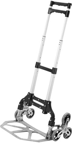 Diable pour escaliers, chariot d'escalier - Camions pliants portables avec roues | Chariot à main de chariots utilitaires robustes mobiles pour les achats sur le lieu de travail de distribution d'entr