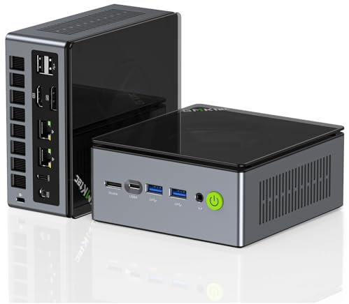 Mini PC Gaming GMKtec M7 – AMD Ryzen 7 PRO 6850H (8 núcleos/16 hilos, hasta 4,70 GHz) Computadora de escritorio con doble LAN 2,5G, soporte para 4 pantallas, 32 GB RAM DDR5, 512 GB SSD PCIe, doble USB