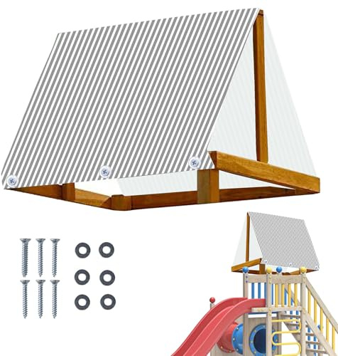 Gacqpli Reservmarkis för trädgårdsgunga – 109 x 229 cm markis ersättningsduk | lekplatsutrustning tillbehör för trädgård, utomhus, upptäckt