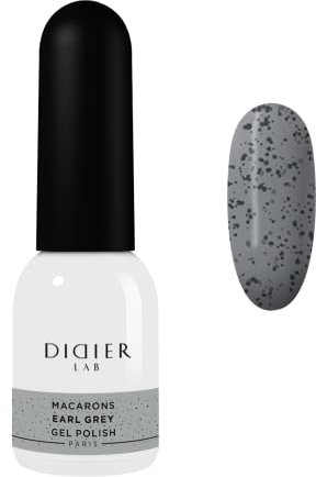 Didier Lab - Premium Gel Nail Polish Macarons - Earl Grey - Gel Nail Varnish - Nail Art - Long-Lasting High Gloss Wear - Easy to Apply - Gel Nails - Rich Pigment - UV/LED - Chip Resistant