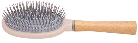 Brosse à Palette Démêlante et Brosse à Cheveux Coussinée, Brosse à Palette en Bois pour Hommes et Femmes, Cheveux Humides ou Secs, Longs, épais ou Bouclés