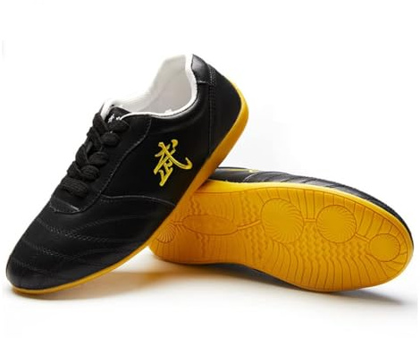 UKUBOXBAG Kung Fu Tai Chi Trainers Traditional Chinese Martial Arts Walking Shoes Low-Top Lightweight Wing Chun Sneakers for Men Women