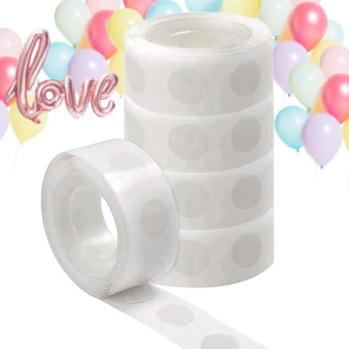 600 pezzi palloncino colle, palloncini punti appiccicosi, colla a nastro colla per palloncini, 6 rotoli, per palloncini per feste, decorazioni, album di ritagli, foto, buoni regalo