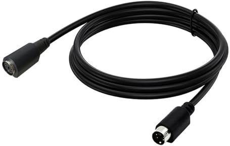 Nucelit S videokabel liten Din 4 stift hane till hane guldpläterad för videoanslutning 50 cm/19,7 tum 180 cm/70,87 tum 300 cm/118,1 tum spelkabel